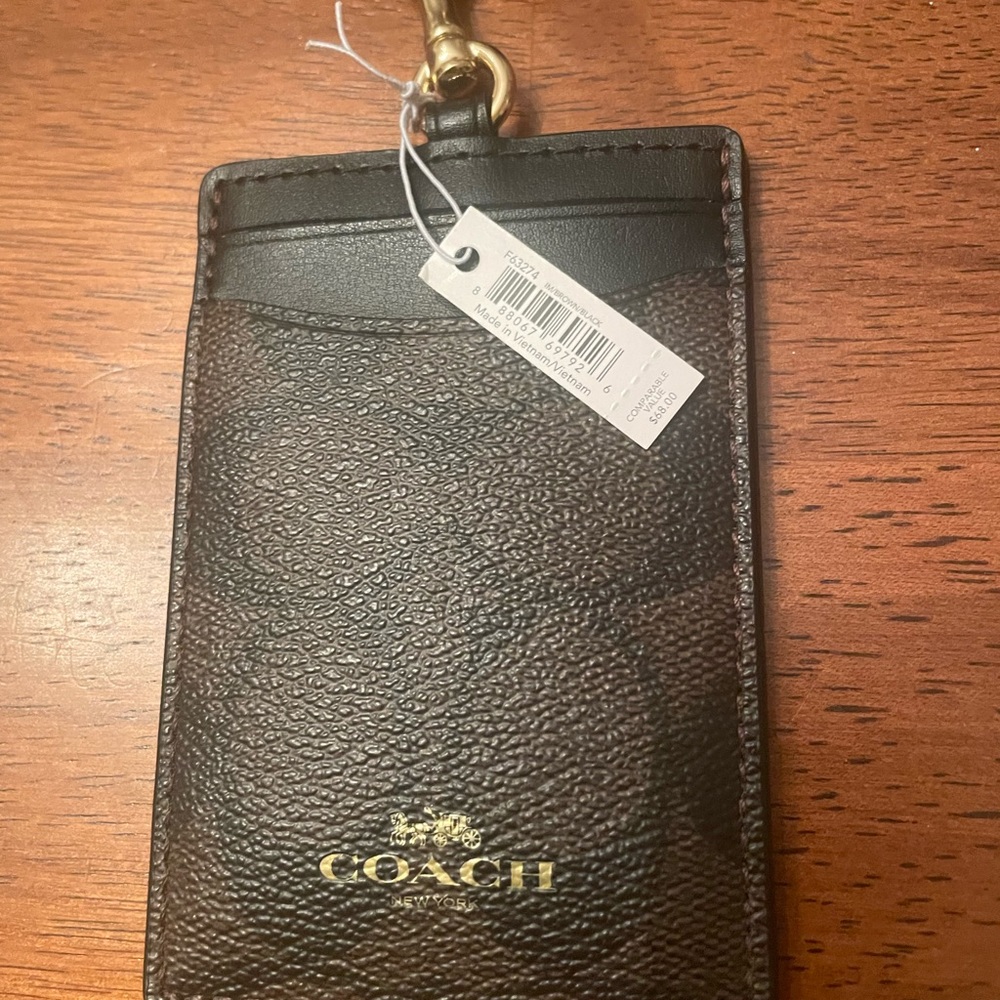 Coach identification holder